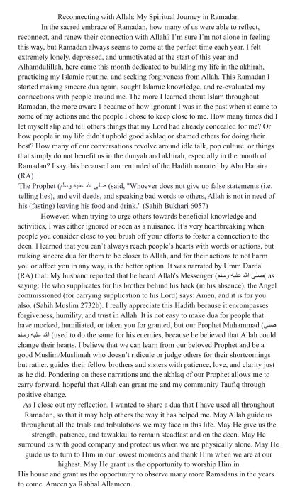 Reconnecting with Allah: My Spiritual Journey – Aida Samyono